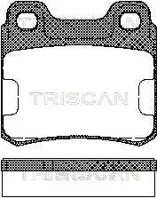 Brake Pad Set, disc brake (8110 65001)
