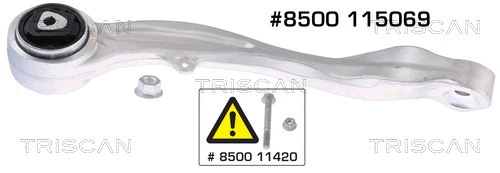 Control/Trailing Arm, wheel suspension (8500 115069)