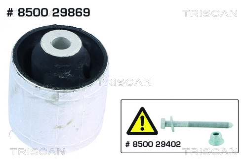 Mounting, control/trailing arm (8500 29869)