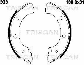Brake Shoe Set (8100 68333)