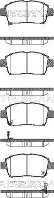 Brake Pad Set, disc brake (8110 13057)