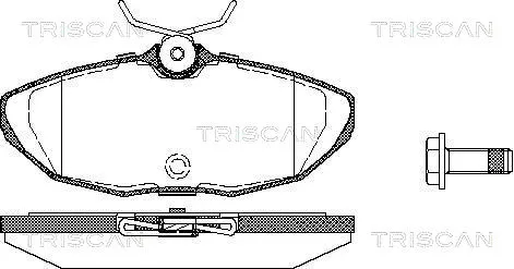 Brake Pad Set, disc brake (8110 10537)