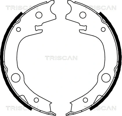 Brake Shoe Set, parking brake (8100 13039)