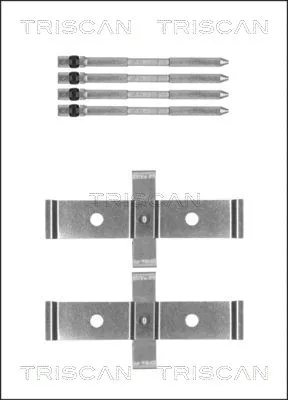 Accessory Kit, disc brake pad (8105 121570)
