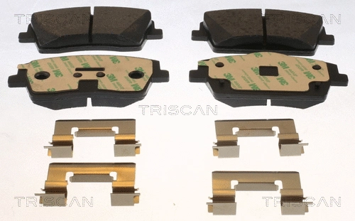 Brake Pad Set, disc brake (8110 27029)