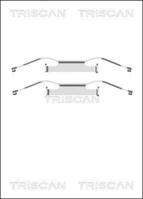 Accessory Kit, disc brake pad (8105 291607)