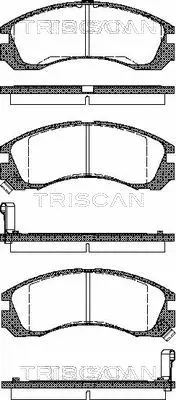 Brake Pad Set, disc brake (8110 42002)