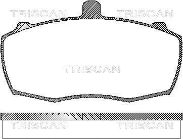 Brake Pad Set, disc brake (8110 17838)