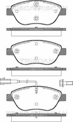 Brake Pad Set, disc brake (8110 15020)