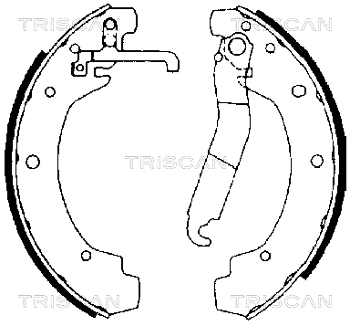 Brake Shoe Set (8100 29368)