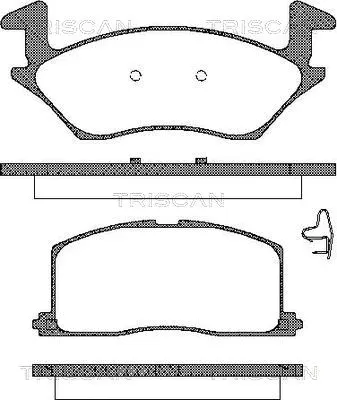Brake Pad Set, disc brake (8110 13966)