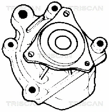 Water Pump, engine cooling (8600 40823)