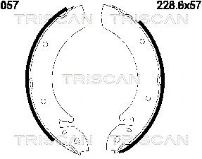 Brake Shoe Set (8100 16057)