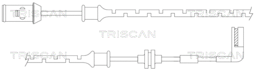Warning Contact, brake pad wear (8115 24015)