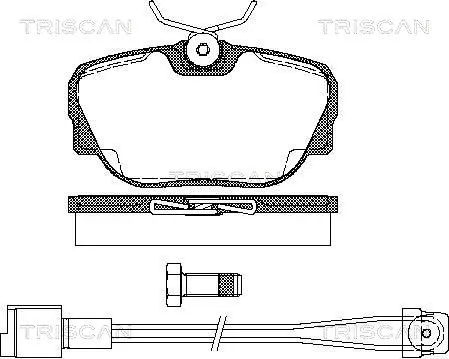 Brake Pad Set, disc brake (8110 11949)