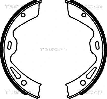 Brake Shoe Set, parking brake (8100 20004)