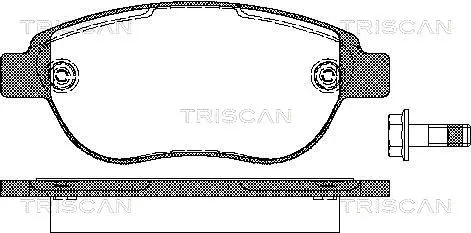 Brake Pad Set, disc brake (8110 28022)