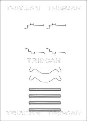 Accessory Kit, disc brake pad (8105 131638)