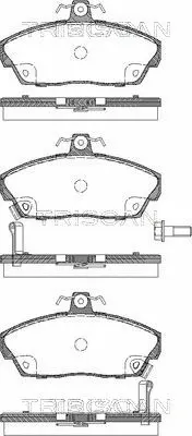 Brake Pad Set, disc brake (8110 10013)