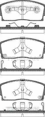 Brake Pad Set, disc brake (8110 41917)