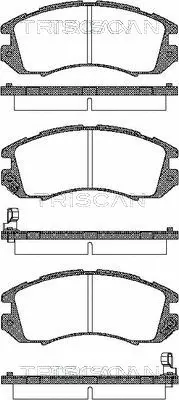 Brake Pad Set, disc brake (8110 68170)