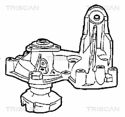 Water Pump, engine cooling (8600 15011)