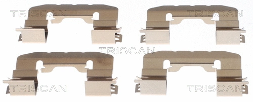 Accessory Kit, disc brake pad (8105 431636)