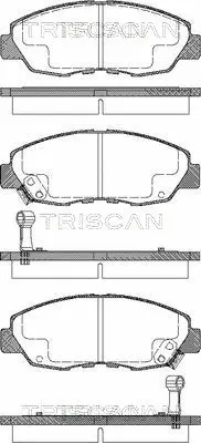 Brake Pad Set, disc brake (8110 40972)