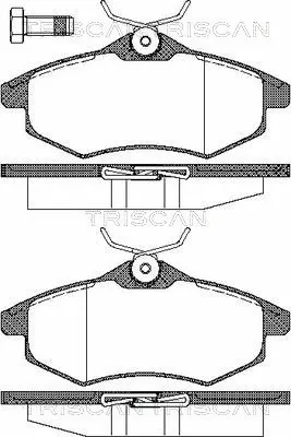 Brake Pad Set, disc brake (8110 28026)