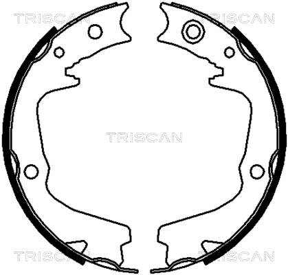 Brake Shoe Set (8100 68002)