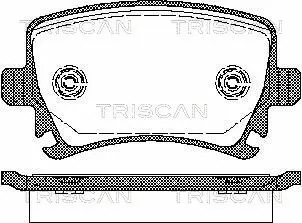 Brake Pad Set, disc brake (8110 29052)