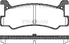 Brake Pad Set, disc brake (8110 50880)