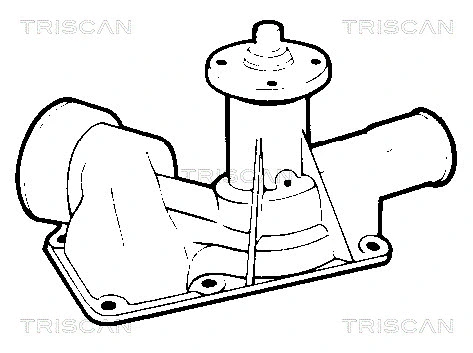 Water Pump, engine cooling (8600 24042)