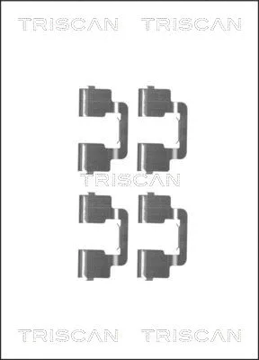 Accessory Kit, disc brake pad (8105 101653)