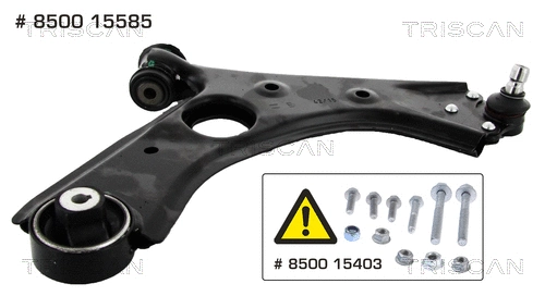 Control/Trailing Arm, wheel suspension (8500 15585)