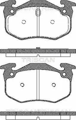 Brake Pad Set, disc brake (8110 25001)