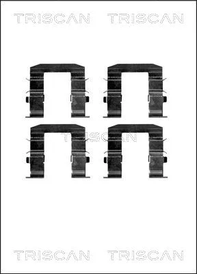 Accessory Kit, disc brake pad (8105 181004)