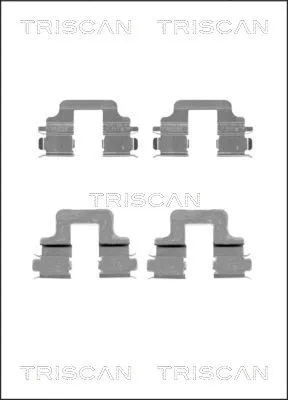 Accessory Kit, disc brake pad (8105 101652)