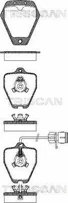 Brake Pad Set, disc brake (8110 29018)