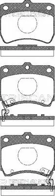 Brake Pad Set, disc brake (8110 18001)