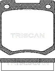 Brake Pad Set, disc brake (8110 10425)