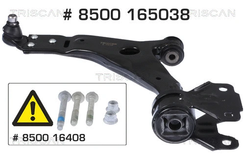 Control/Trailing Arm, wheel suspension (8500 165038)