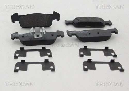 Brake Pad Set, disc brake (8110 25045)