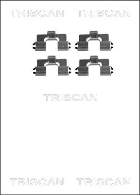 Accessory Kit, disc brake pad (8105 501581)