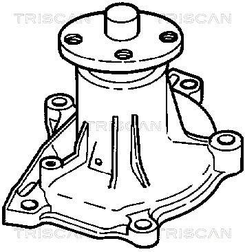 Water Pump, engine cooling (8600 60108)