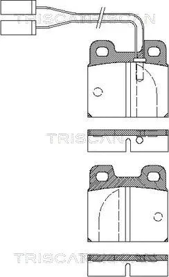 Brake Pad Set, disc brake (8110 12008)