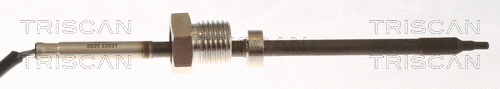 Sensor, exhaust gas temperature