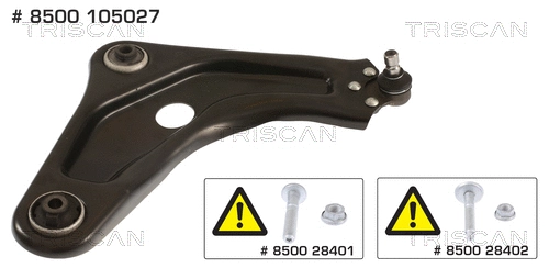 Control/Trailing Arm, wheel suspension (8500 105027)