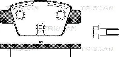 Brake Pad Set, disc brake (8110 15018)