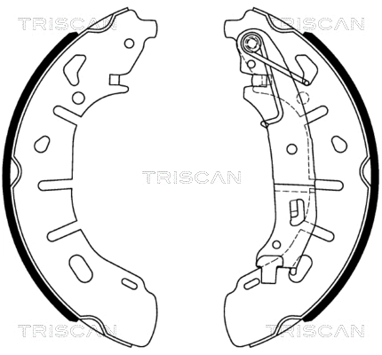Brake Shoe Set (8100 15028)